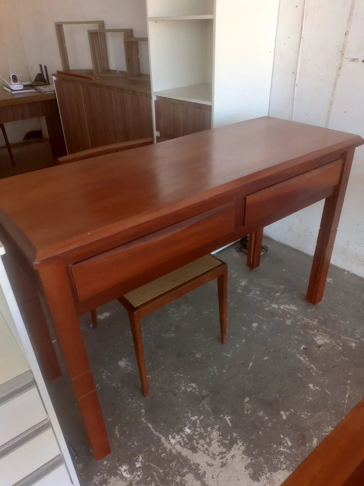 Detalhe aproximado de estrutura de madeira